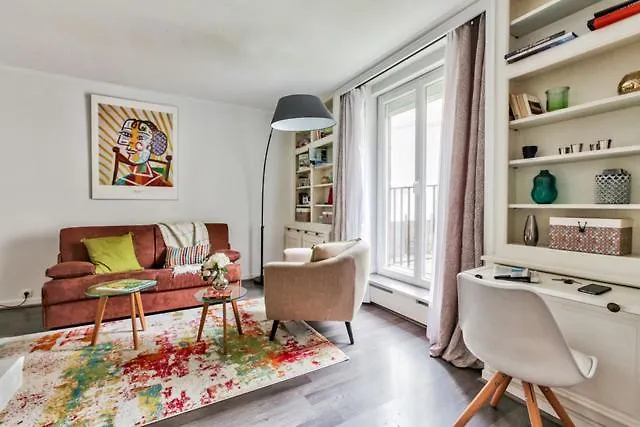 Charming 1Br Apartment With Terrace Le Marais Paris Center France